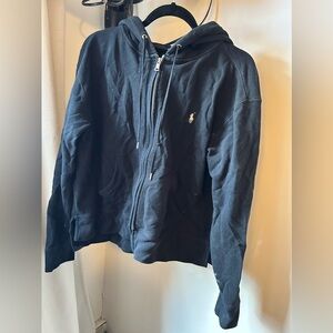 Polo Ralph Lauren Black Zip up Hoodie